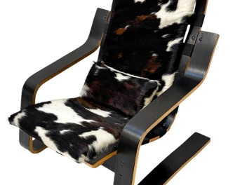 Mid-Century Modern Sculptural Plywood Lounge Chair, The Netherlands 1970s